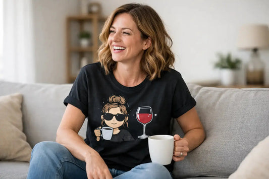 Funny Mom Graphic Shirt for Her Real-Life Mood