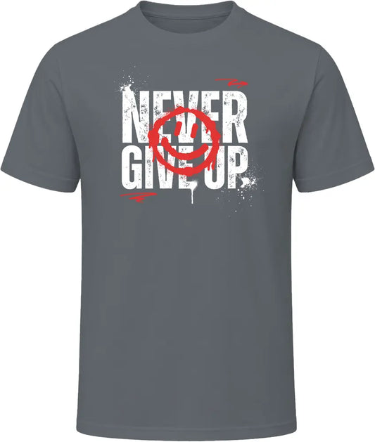Never Give Up - Premium Graphic T Shirt