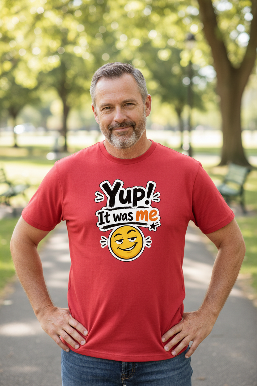it was me - premium graphic tee T Shirt